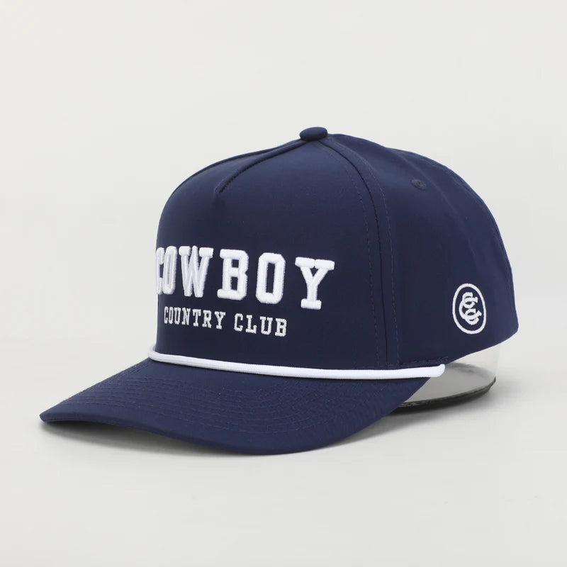 Cowboy Country Club Letterman Hat Navy