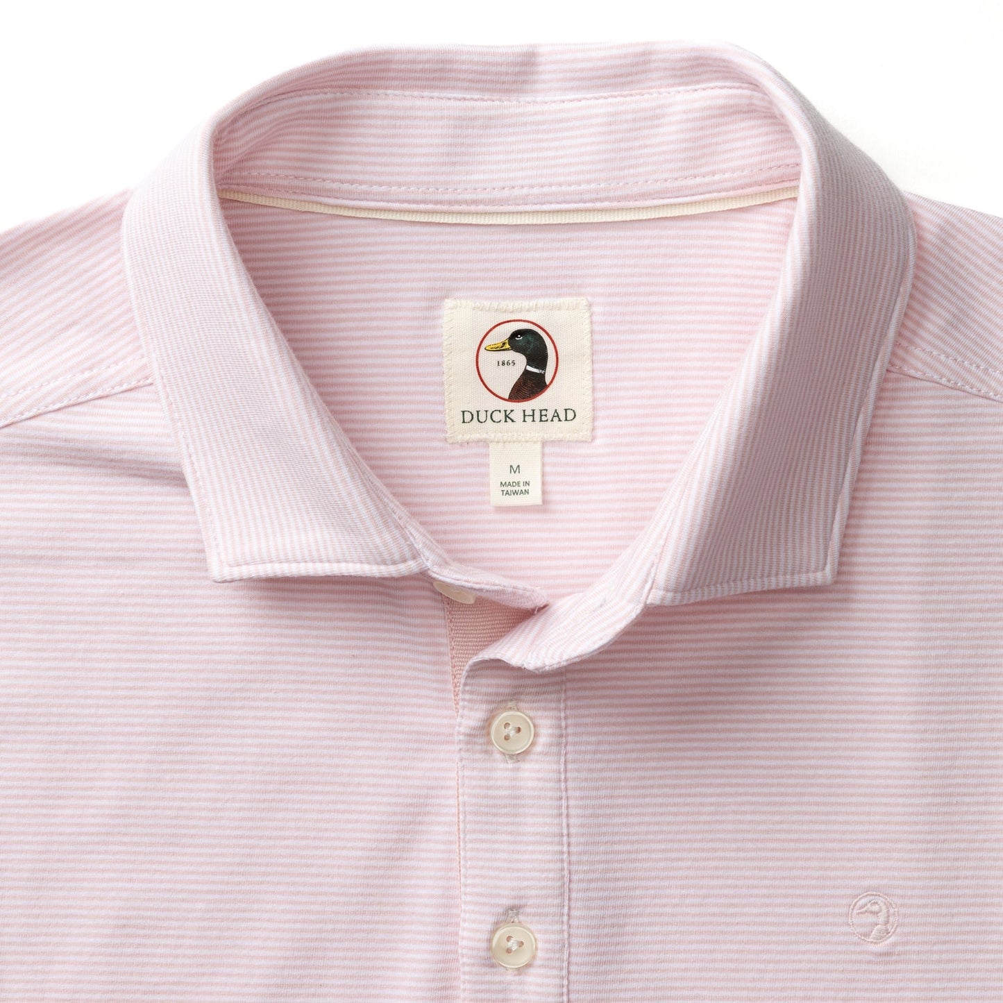 DUCK HEAD HANOVER PIMA COTTON JERSEY STRIPE POLO
