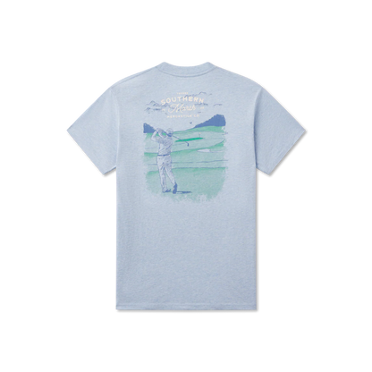 SOUTHERN MARSH PIN HIGH TEE WASHED SKY BLUE