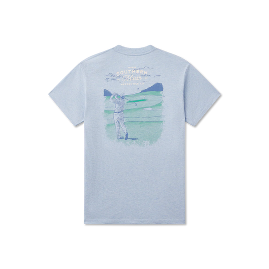 SOUTHERN MARSH PIN HIGH TEE WASHED SKY BLUE