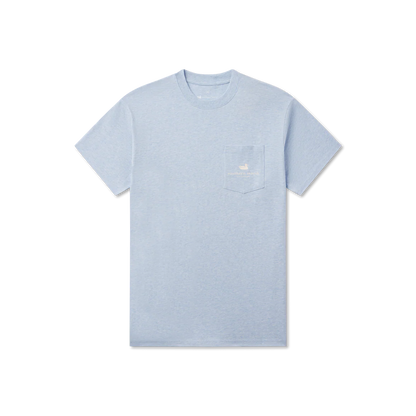 SOUTHERN MARSH PIN HIGH TEE WASHED SKY BLUE