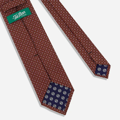 The Tie Bar Market Geos Brown Tie