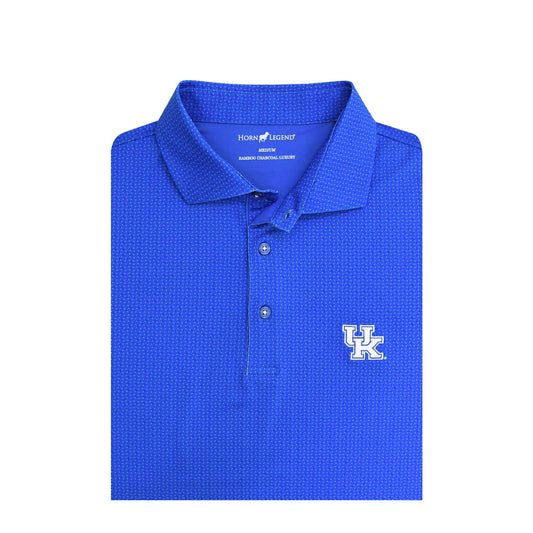 HORN LEGEND BAMBOO CHARCOAL LUXURY UK POLO BLUE/GREY/WHITE