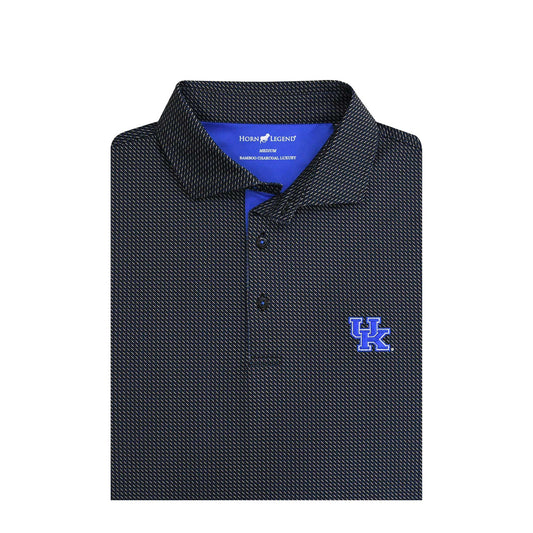 HORN LEGEND BAMBOO CHARCOAL LUXURY UK POLO BLACK/GREY/BLUE