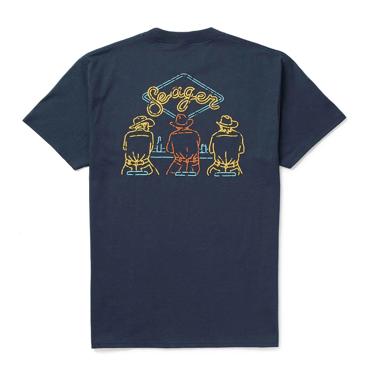 SEAGER HONKY-TONK TEE NAVY