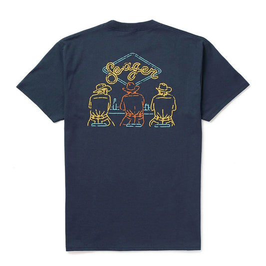 SEAGER HONKY-TONK TEE NAVY