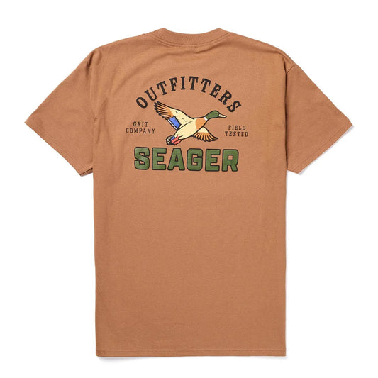 SEAGER OUTFITTERS TEE BROWN SUGAR