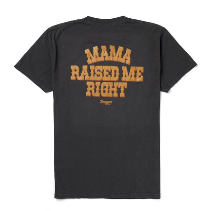 SEAGER RAISED RIGHT TEE IN RED