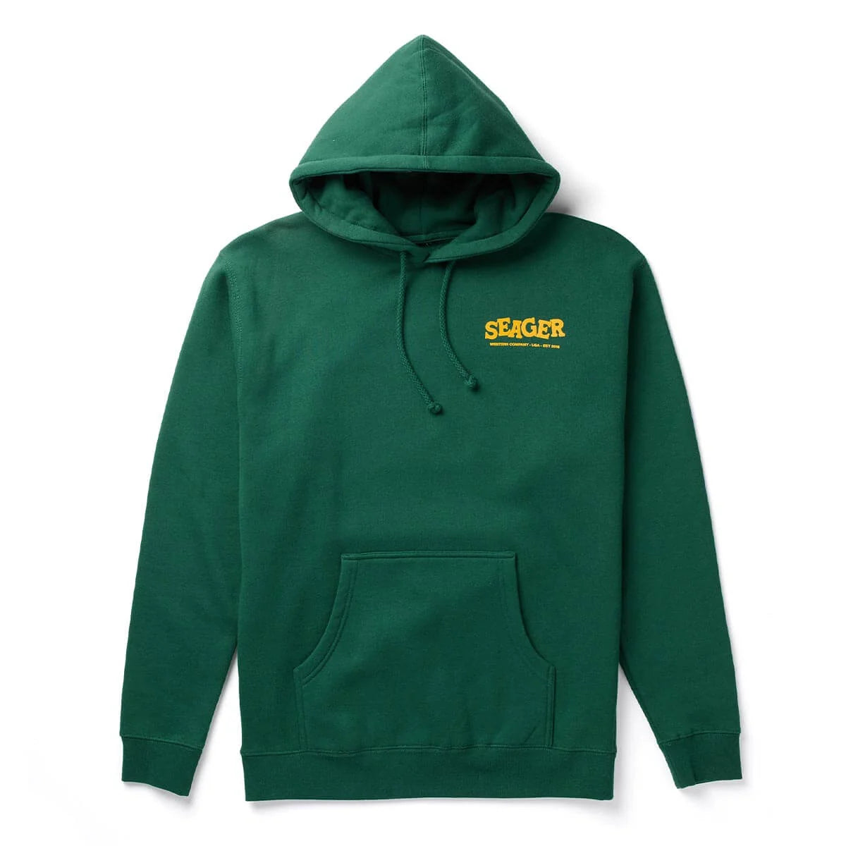 SEAGER HORSE FRIED HOODIE GREEN