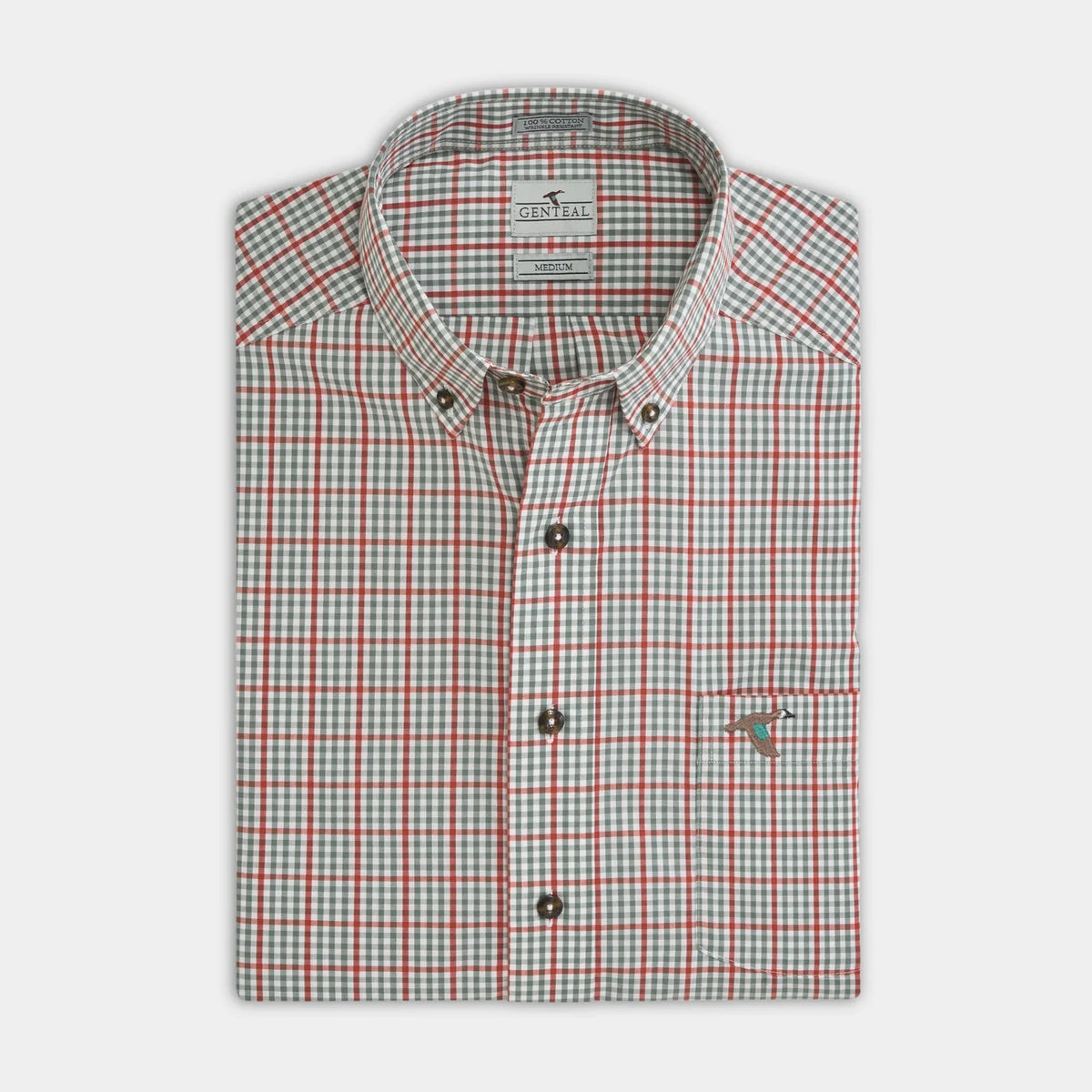 GENTEAL HENDERSON COTTON SHIRT/ ORCHARD