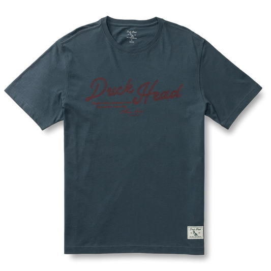 DUCK HEAD GRAPHITE BLUE T-SHIRT