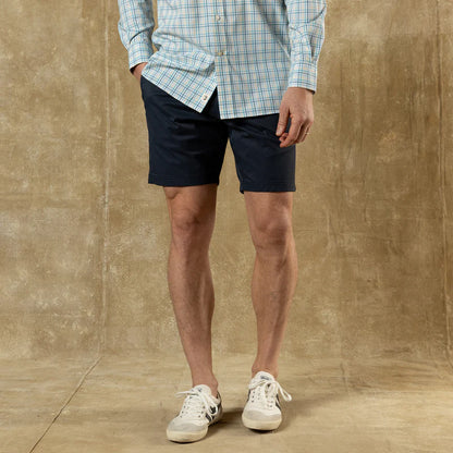 DUCK HEAD 8IN HARBOR PERFORMANCE SHORT NAVY