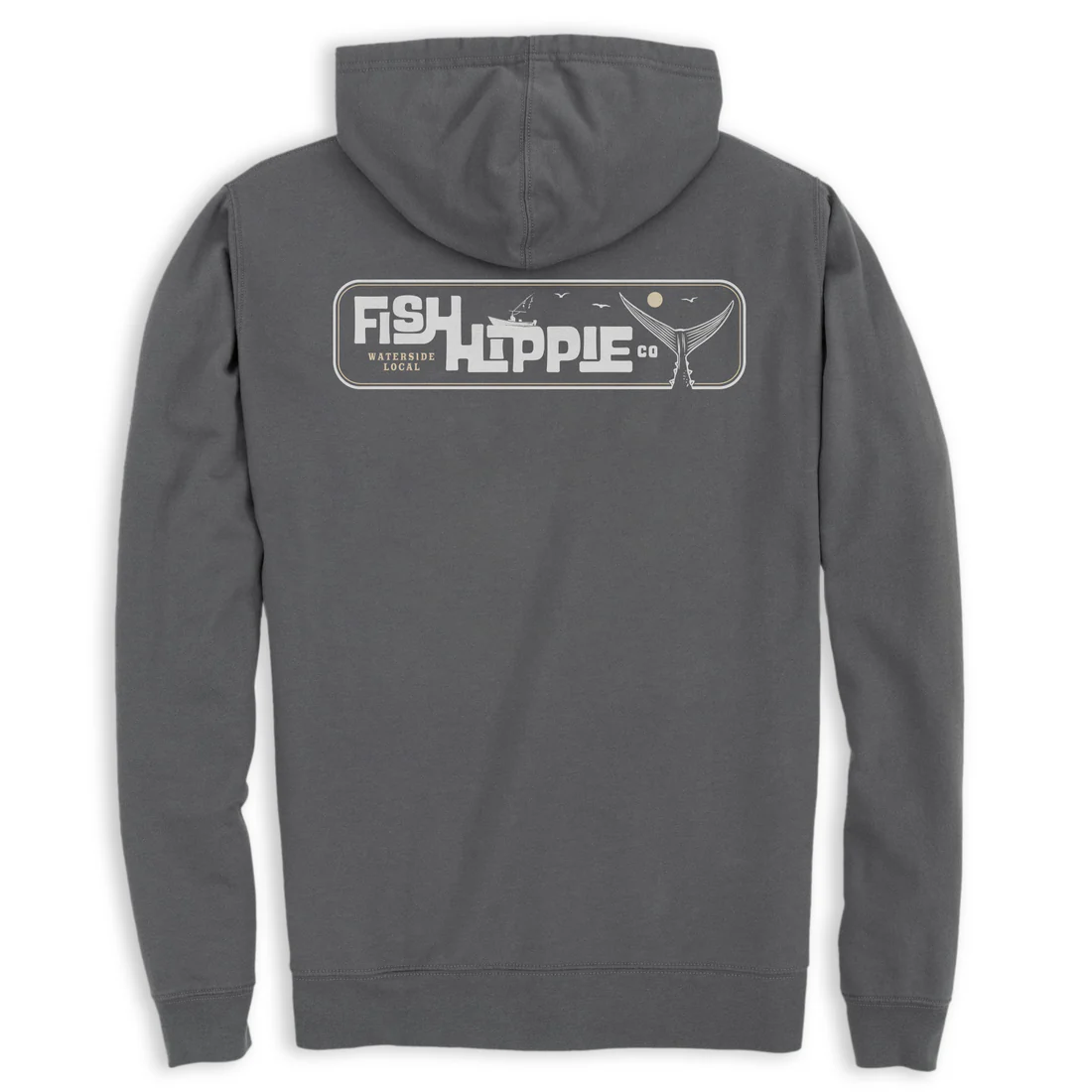 Fish Hippie Drifter Hoodie Washed Black