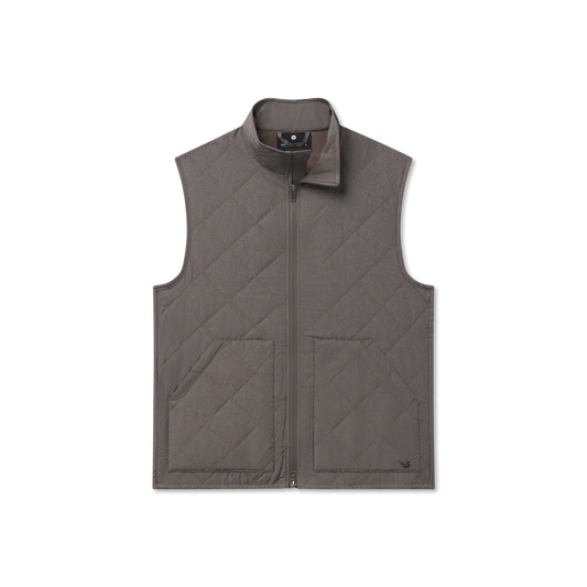 Southern Marsh Bryson Ripstop Quilted Vest Midnight Gray