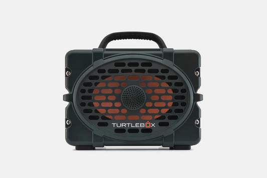 Turtlebox: Gen 2 Speaker Green w/ Orange Handle