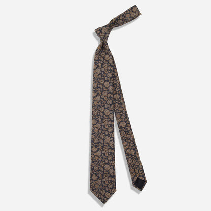 The Tie Bar Capri Floral Light Blue Tie