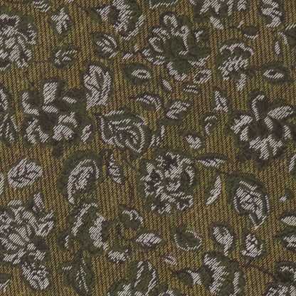 The Tie Bar Capri Floral Olive Green Tie