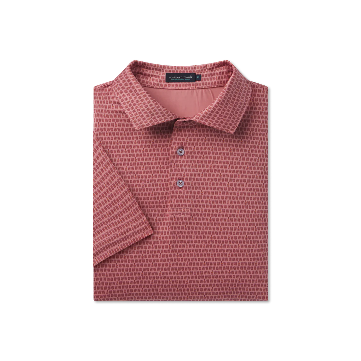Southern Marsh Flyline Performance Polo - Bourbon Trail