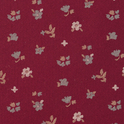 The Tie Bar Falling Florals Burgundy Tie