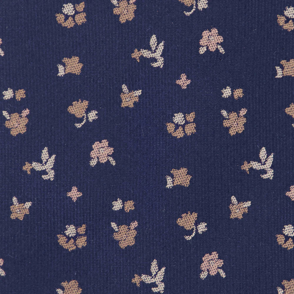 The Tie Bar Falling Florals Navy Tie