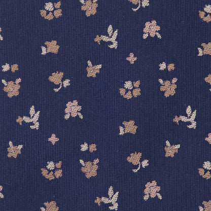 The Tie Bar Falling Florals Navy Tie