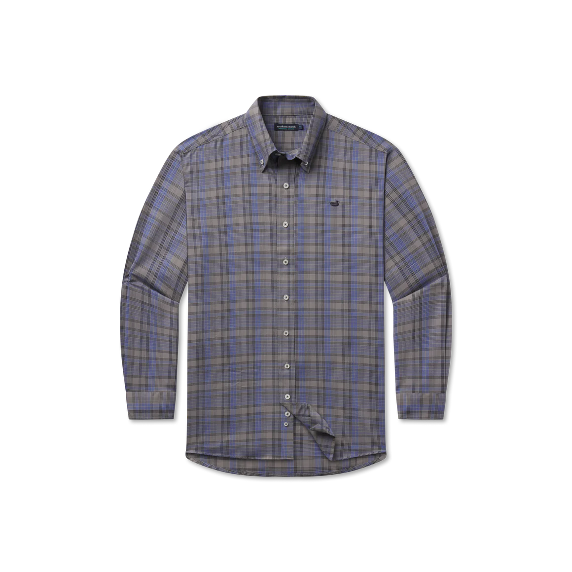 SOUTHERN MARSH BENTON GRID DRESS SHIRT