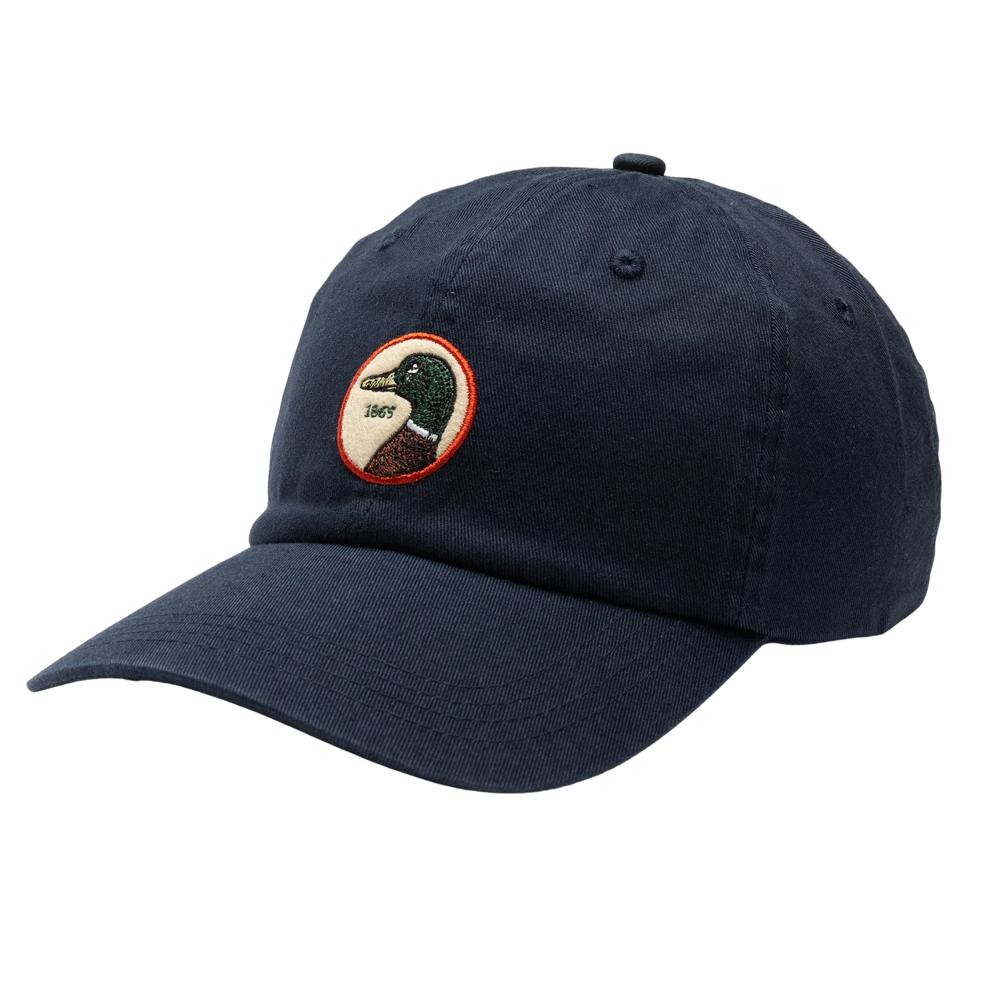 Duck Head Circle Patch Twill Hat Navy