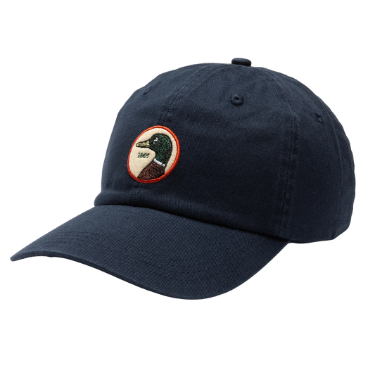 Duck Head Circle Patch Twill Hat Navy