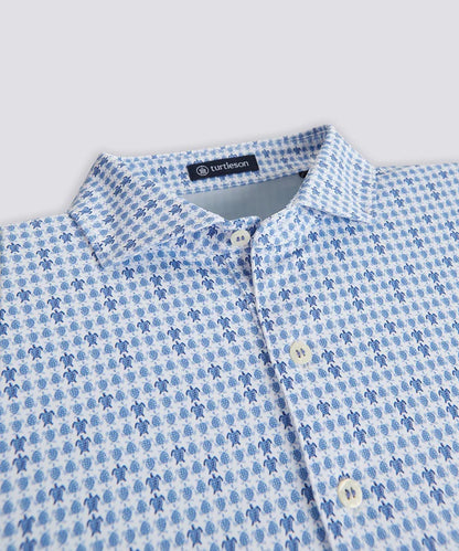 Turtleson Ballo Performance Polo Periwinkle
