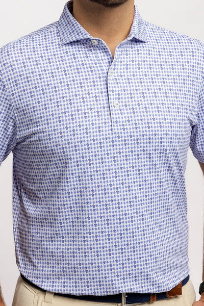Turtleson Ballo Performance Polo Periwinkle