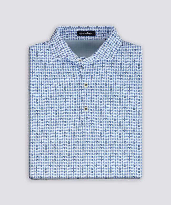 Turtleson Ballo Performance Polo Periwinkle