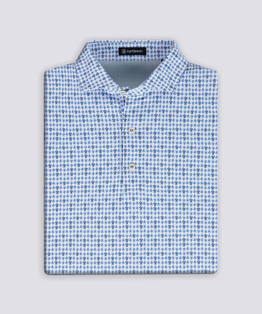 Turtleson Ballo Performance Polo Periwinkle