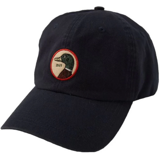 Duck Head Circle Patch Twill Hat Navy