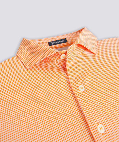 Turtleson Cory Performance Polo Tiger Lily