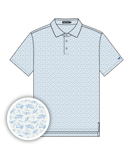 Southern Marsh Flyline Performance Polo - Kitty Hawk