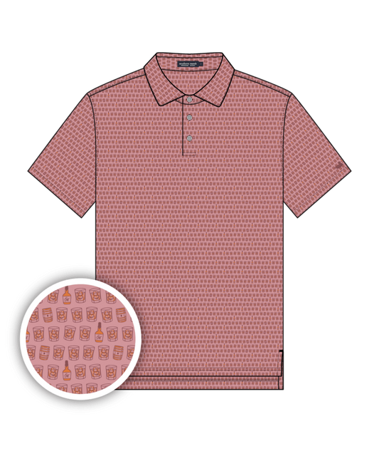 Southern Marsh Flyline Performance Polo - Bourbon Trail