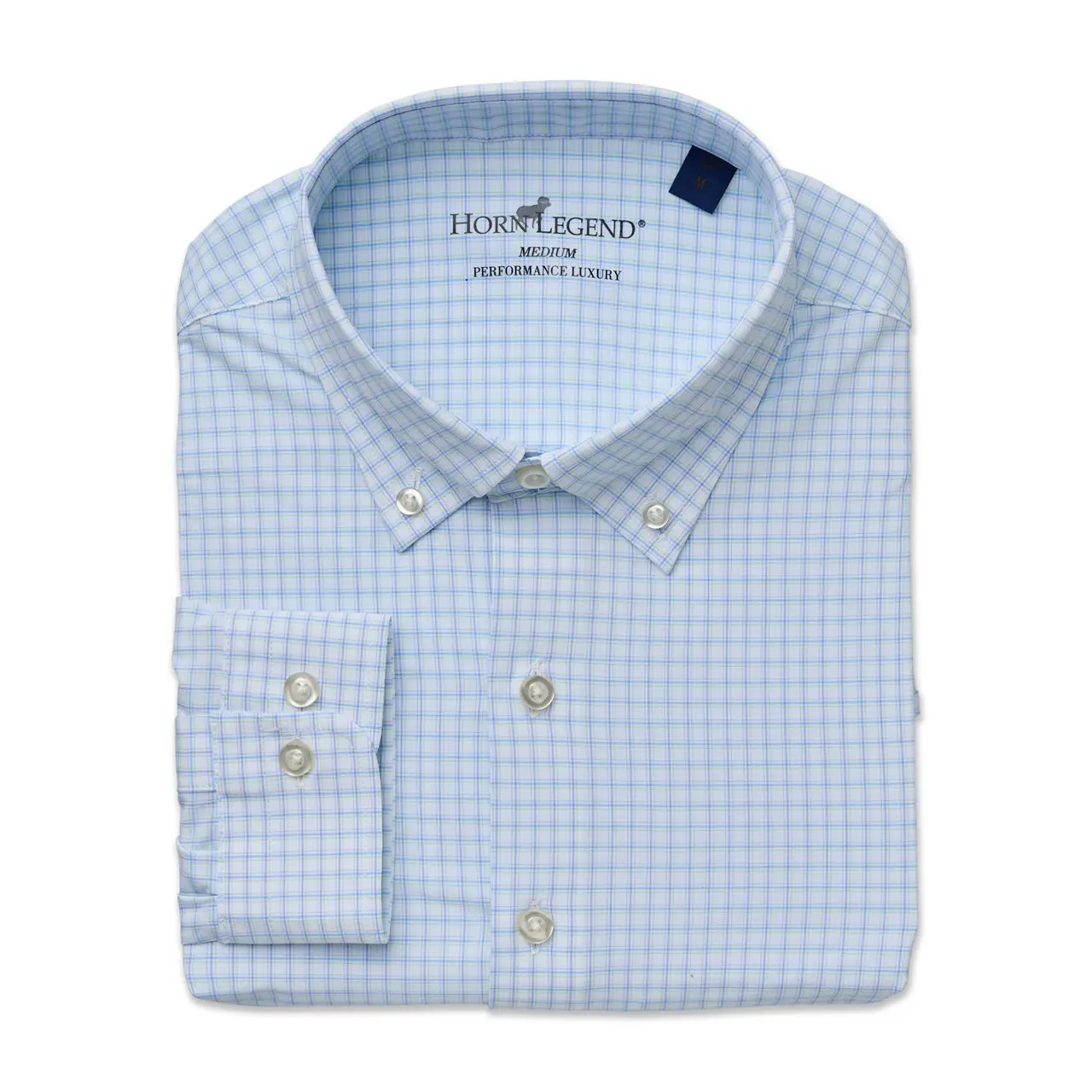 HORN LEGEND WIMBERLEY PERFORMANCE SHIRT WHITE/BLUE