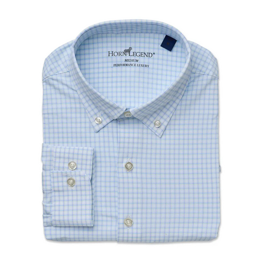 HORN LEGEND WIMBERLEY PERFORMANCE SHIRT WHITE/BLUE
