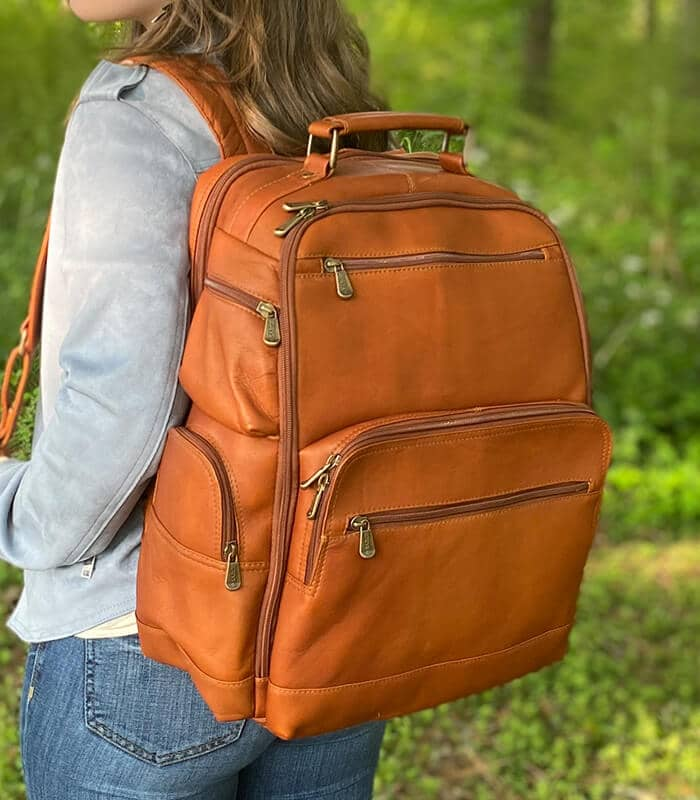 Sarge Alma Leather Backpack