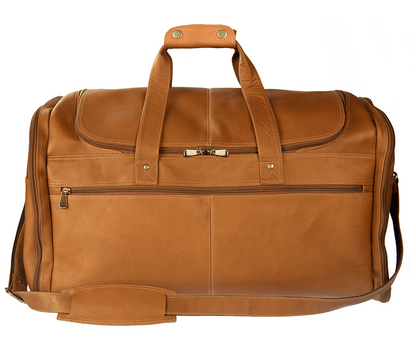Mendoza – Large Leather Duffle Bag with U-Shape Zipper (SLC-202)