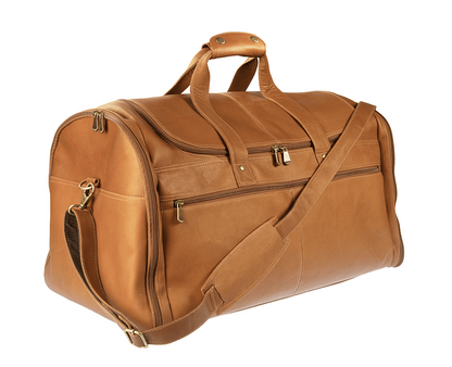 Mendoza – Large Leather Duffle Bag with U-Shape Zipper (SLC-202)