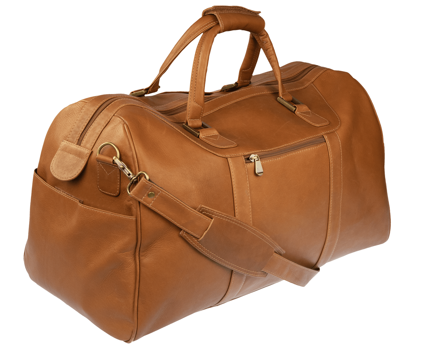 Sarge Medium Weekender Leather Duffle Bag