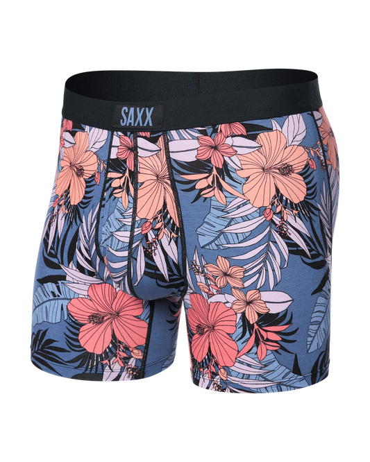 SAXX Hibiscus Jungle-Blue Ultra Super Soft