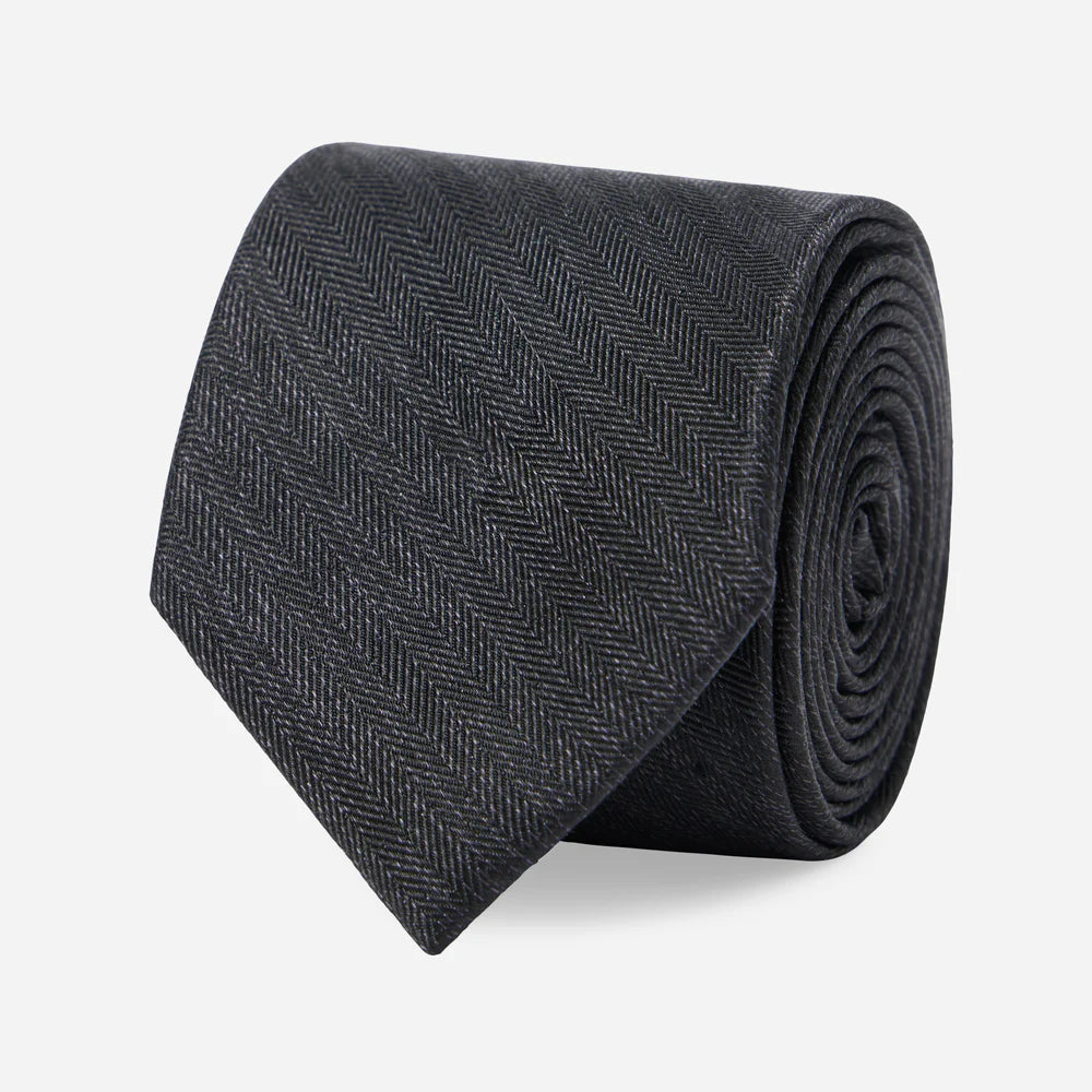The Tie Bar Mumu Weddings - Desert Solid Black Tie