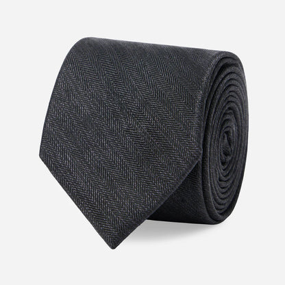 The Tie Bar Mumu Weddings - Desert Solid Black Tie