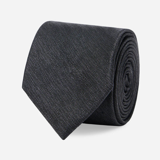 The Tie Bar Mumu Weddings - Desert Solid Black Tie